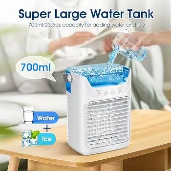 How Tundra Freeze Portable AC works using water and ice cooling